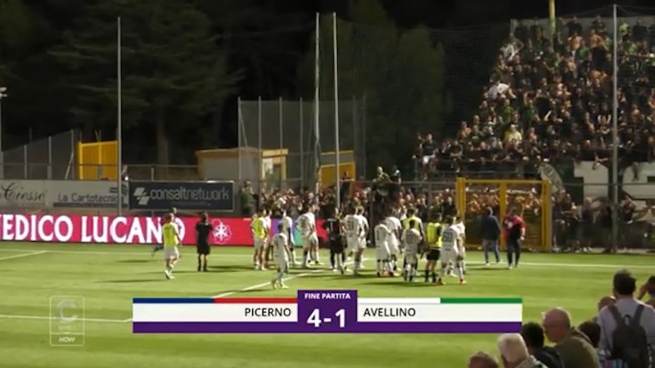 Picerno-Avellino 4-1, gli highlights