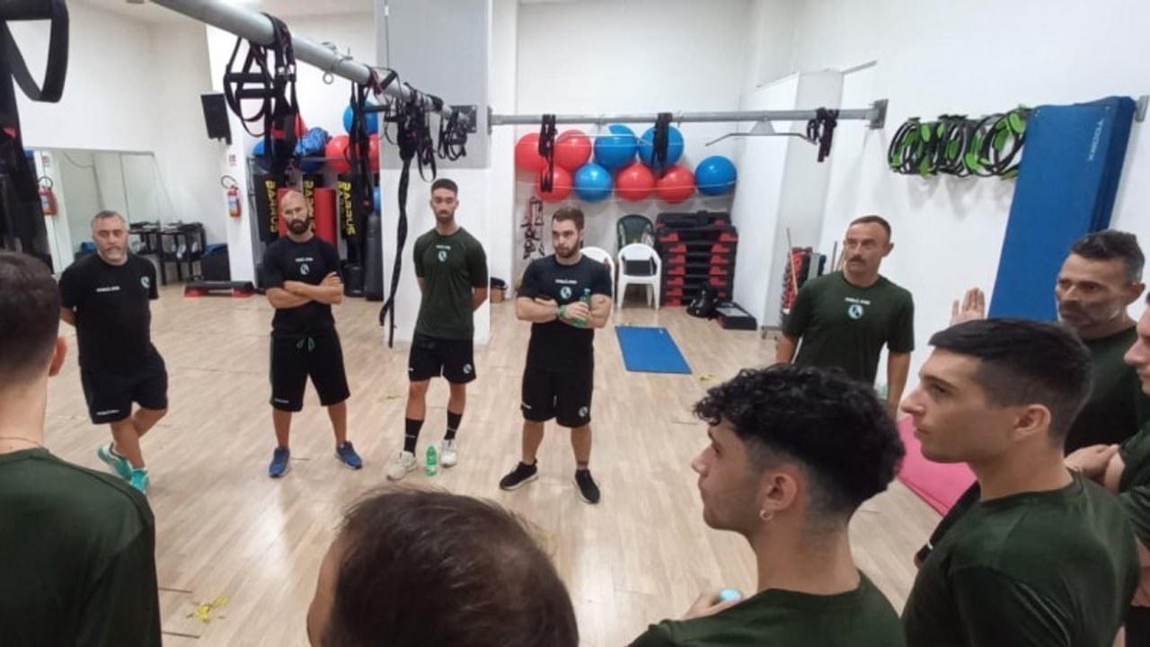 Sandro Abate, parte la preparazione. Basile: "Tanti volti nuovi, sarà una stagione dura"