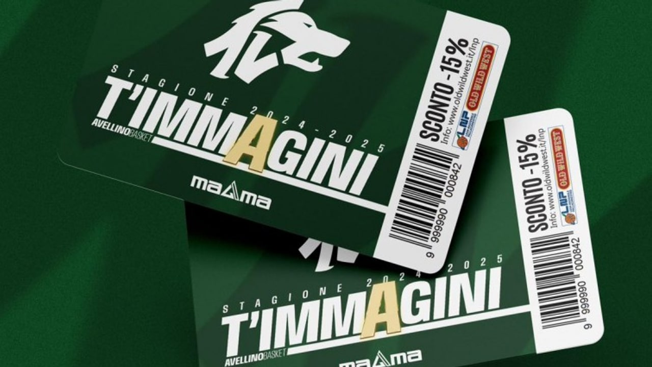 Avellino Basket, info su ritiro delle card stagionali
