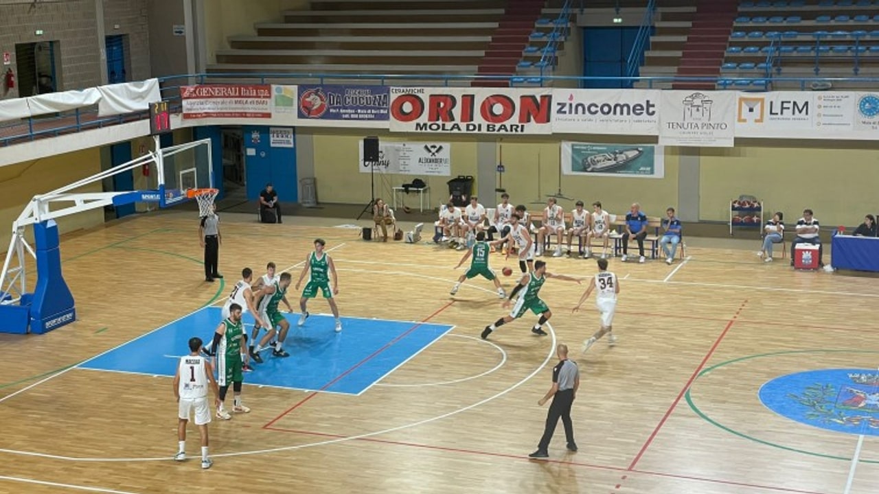 La Scandone si rilancia: larga vittoria a Mola di Bari
