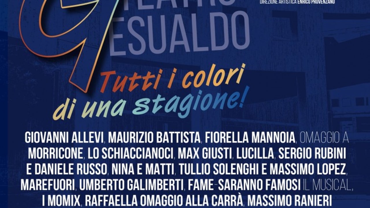 Teatro Gesualdo, una stagione tutta a colori