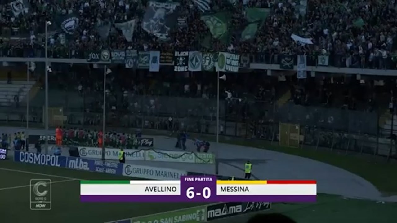 Avellino-ACR Messina 6-0, gli highlights