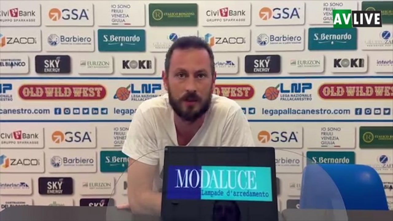 Apu Udine, Gerosa: "Avellino coinvolge tutto il roster. Mussini ha grande fiducia"
