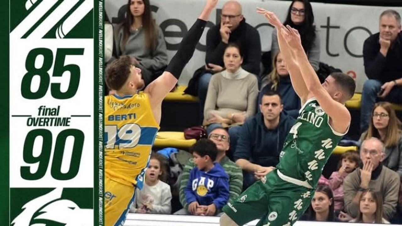 L'Avellino Basket firma l'impresa: Cividale cade dopo un overtime per 85-90