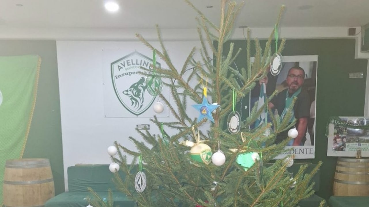 Il Mid consegna ai "Biancoverdi Insuper.. Abili" l'albero di Natale addobbato dai calciatori dell'Avellino