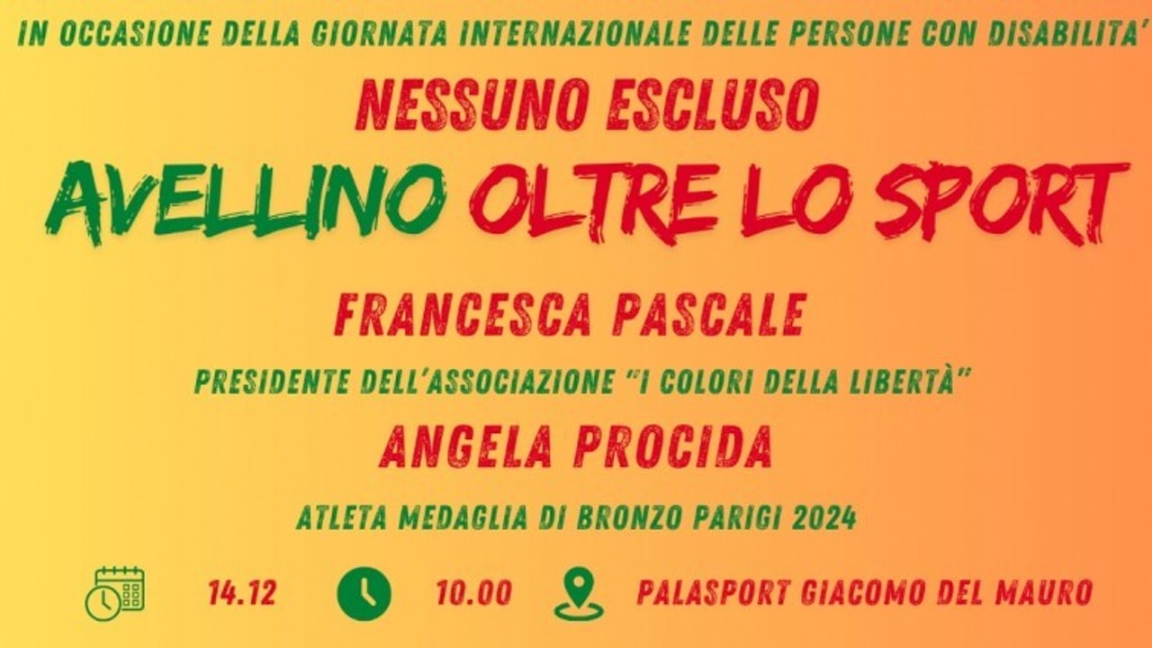 "Nessuno escluso, Avellino Oltre lo Sport", domani la settima edizione
