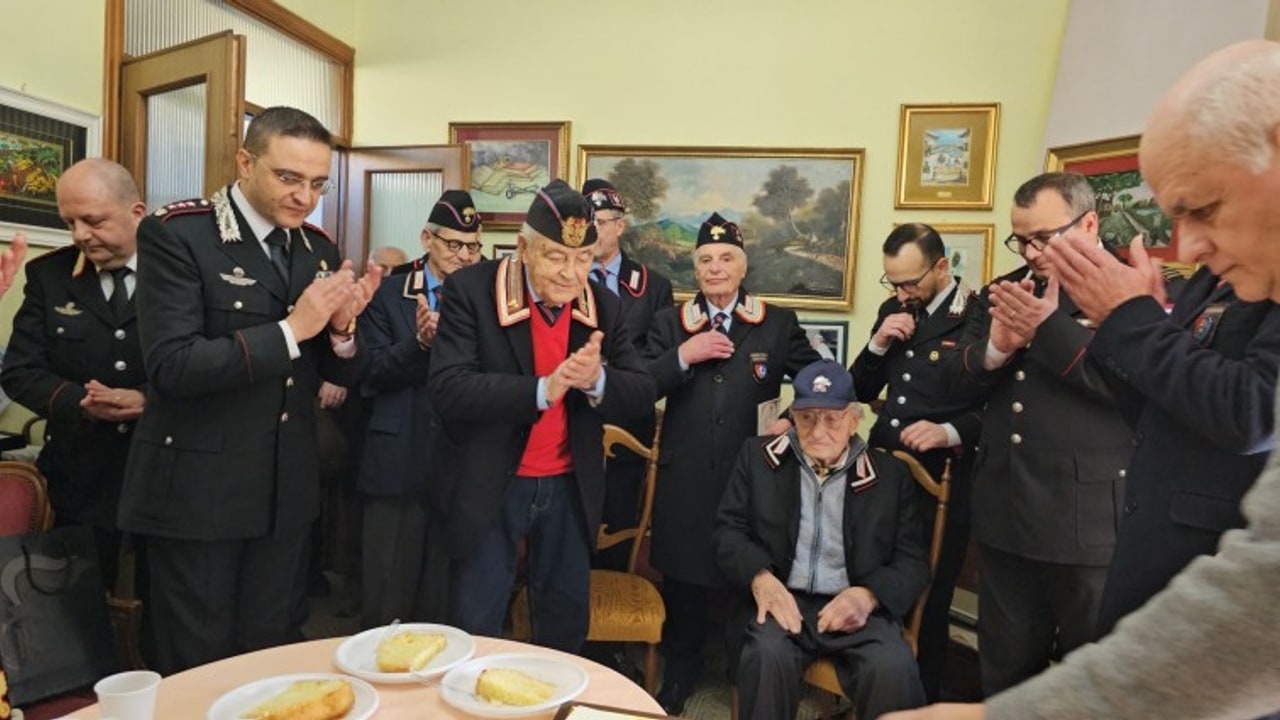 Montemiletto, 101 candeline per il Carabiniere Pietro Sordillo: gli auguri del Comandante Generale dell’Arma