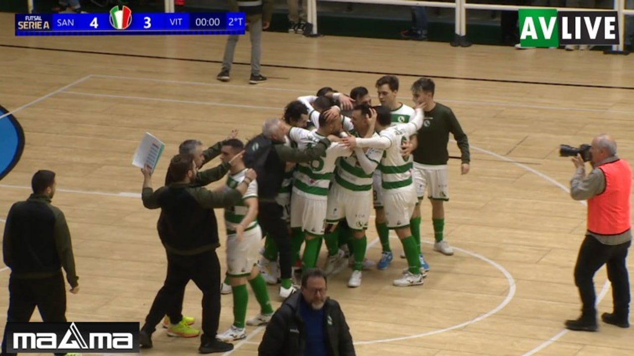 Sandro Abate Avellino-Vitulano Drugstore Manfredonia 4-3, gli highlights