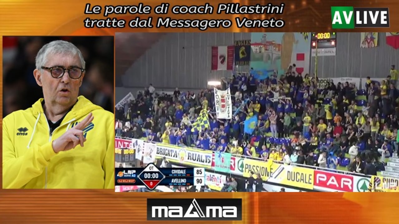 Ueb Cividale, Pillastrini: «Ad Avellino per vincere avremo bisogno di una grande prova»