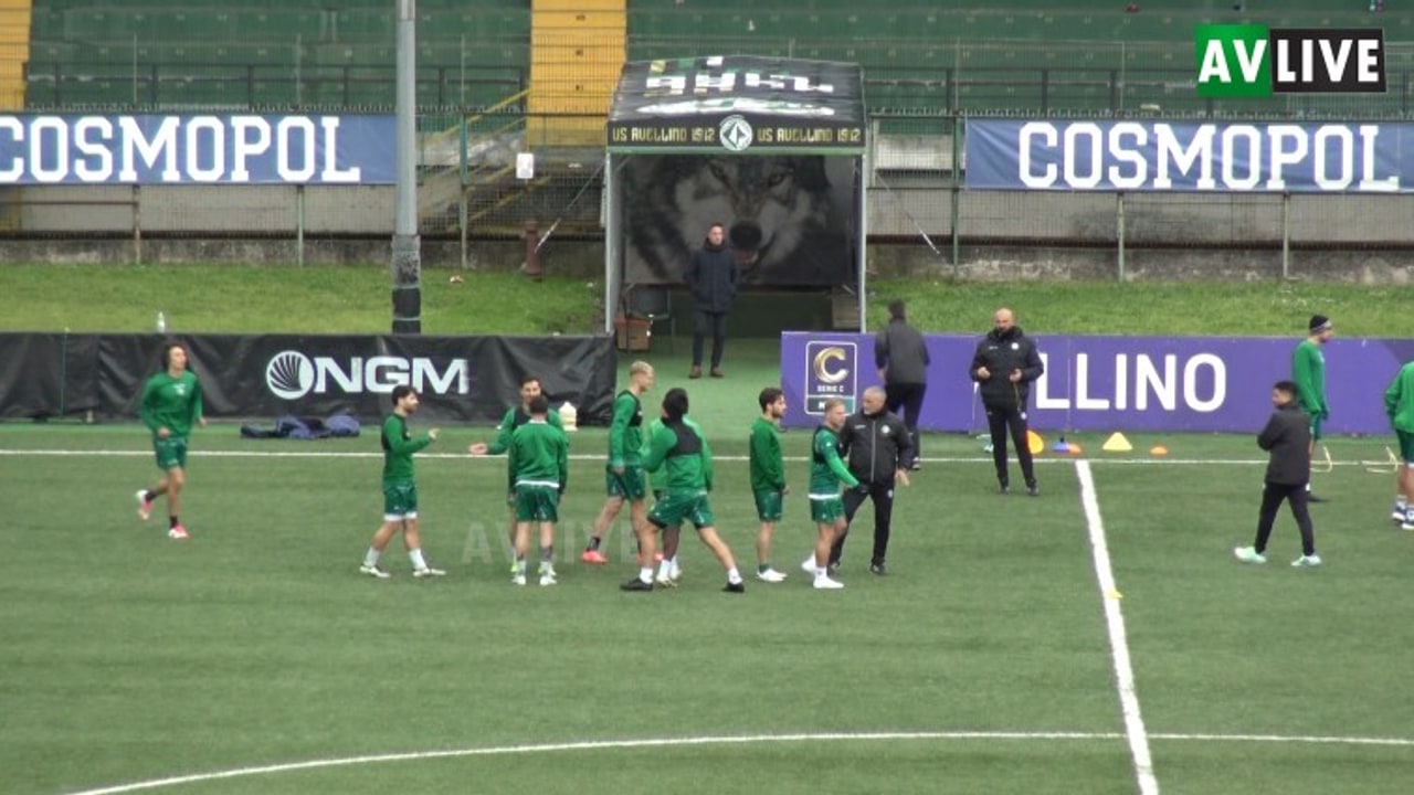 L'Avellino torna ad allenarsi in vista della trasferta di Catania
