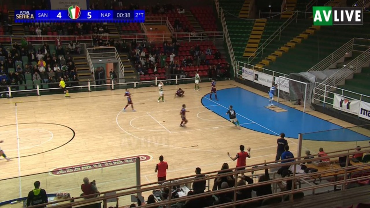 Sandro Abate-Napoli Futsal 4-5, gli highlights