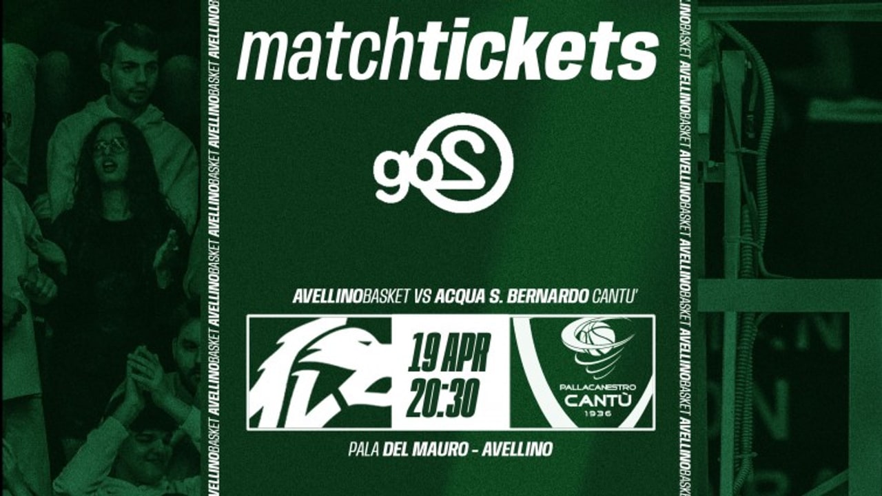 Avellino Basket-Acqua San Bernardo Cantù, al via la prevendita