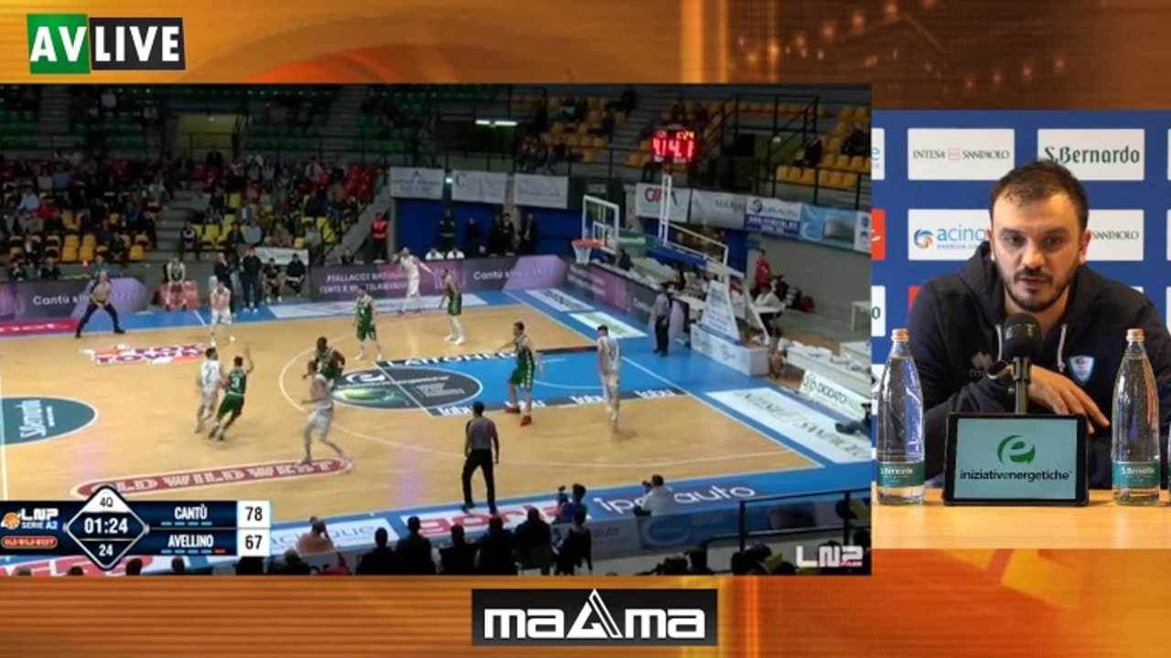 Pallacanestro Cantù, coach Brienza: "Avellino ha una storia. Gli auguro di tornare ai vecchi fasti"