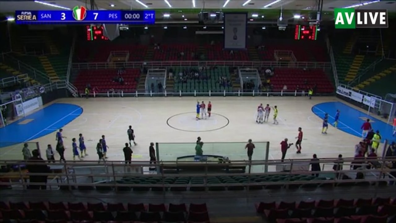 Sandro Abate-Italservice Pesaro 3-7, gli highlights