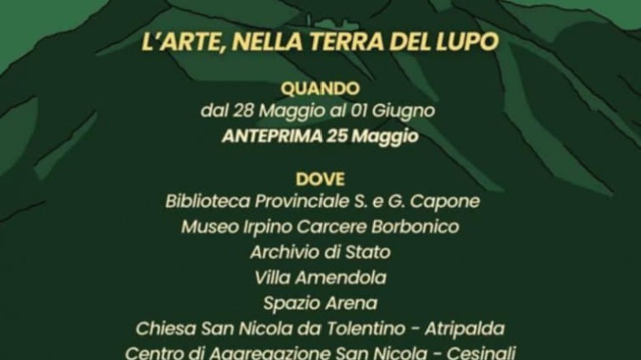 "Irpinia Poetica" all'Archivio di Stato il 28 e 29 maggio
