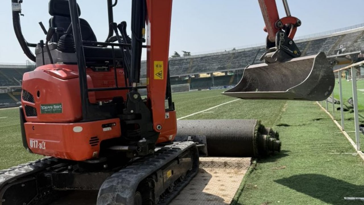 Stadio Partenio-Lombardi, sono iniziati i lavori