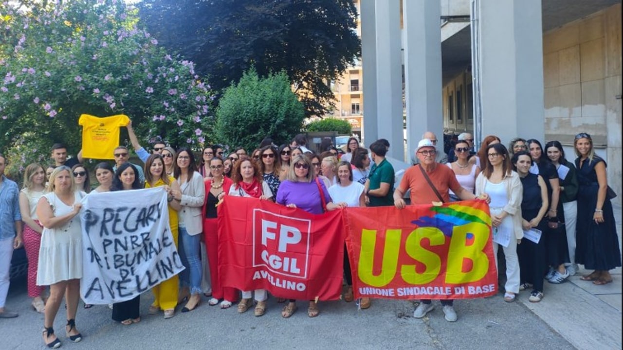 Precari della giustizia in protesta: "Subito la stabilizzazione"