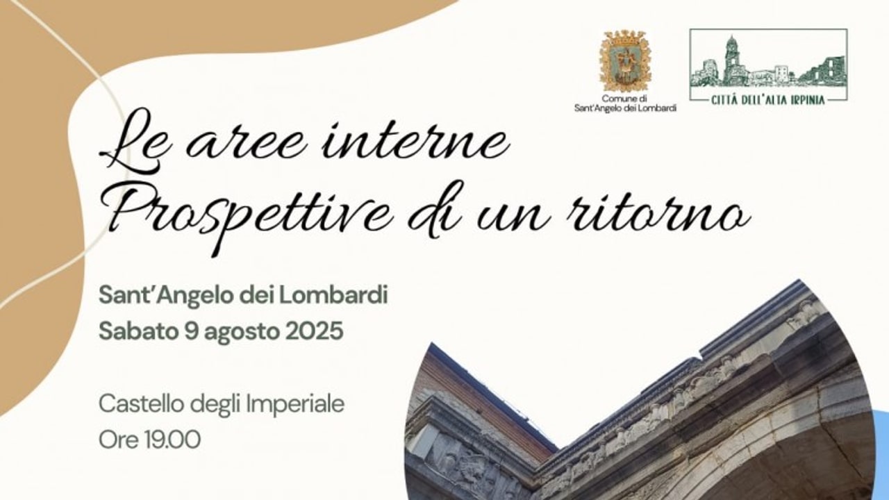 "Le aree interne, prospettive di un ritorno", a Sant'Angelo dei Lombardi confronto su commercio e turismo