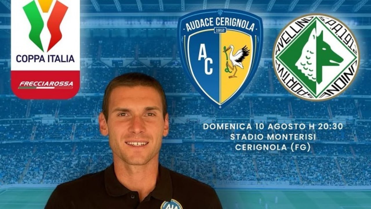 Audace Cerignola-Avellino, arbitrer&agrave; Gabriele Sacchi