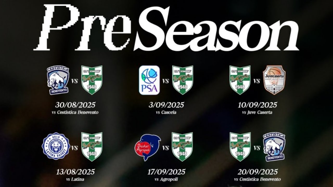 Scandone Avellino, ecco il calendario della preseason