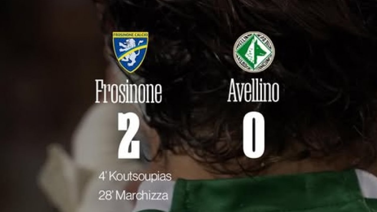 Semaforo rosso a Frosinone, ritorno in B amaro per l'Avellino