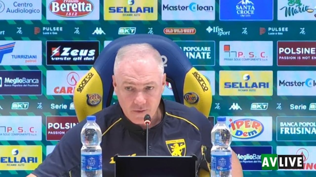 Frosinone-Avellino, l'analisi di Alvini