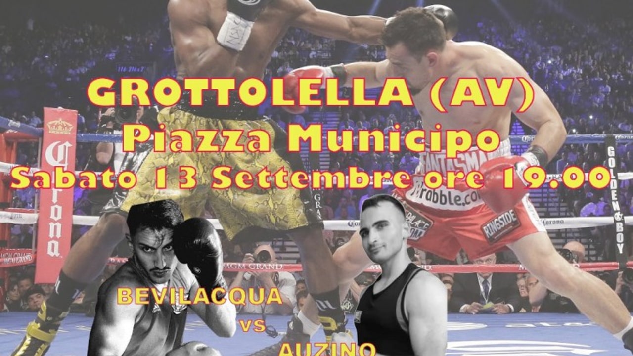 La grande boxe a Grottolella: appuntamento in Piazza Municipio il 13 settembre