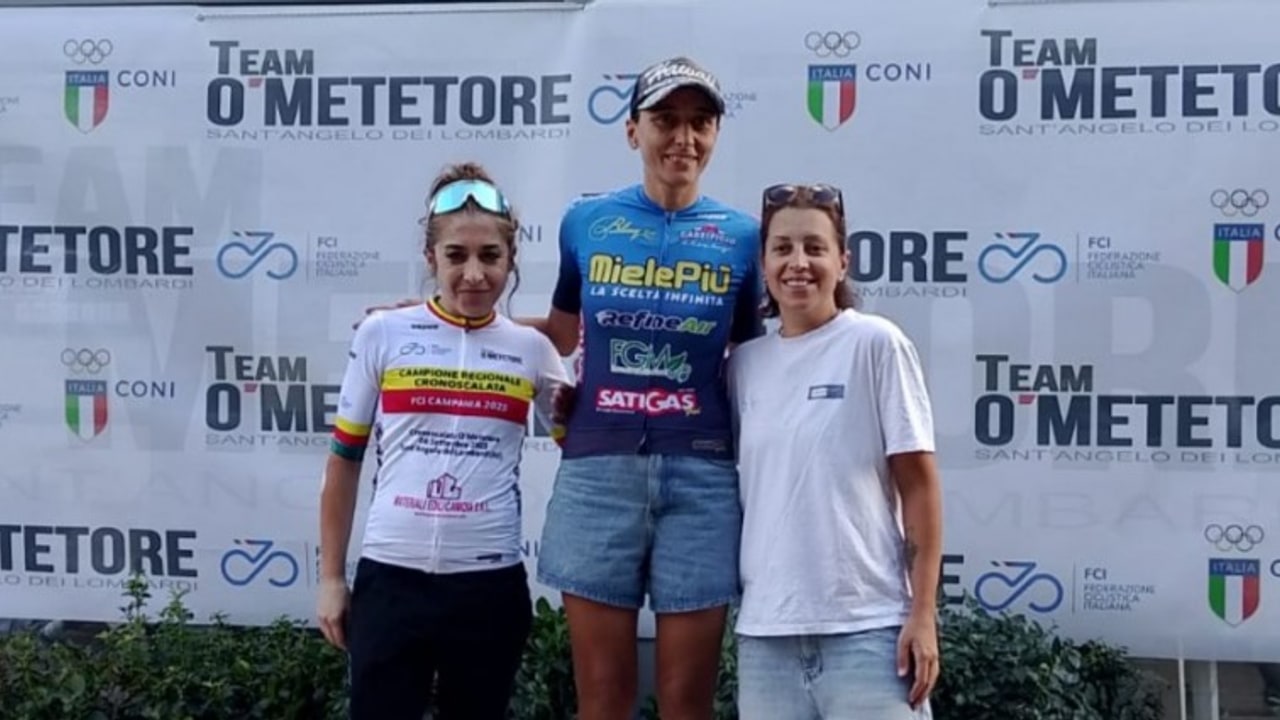 Ciclismo, l'atripaldese Annalisa Albanese protagonista alla cronoscalata O' Metetore
