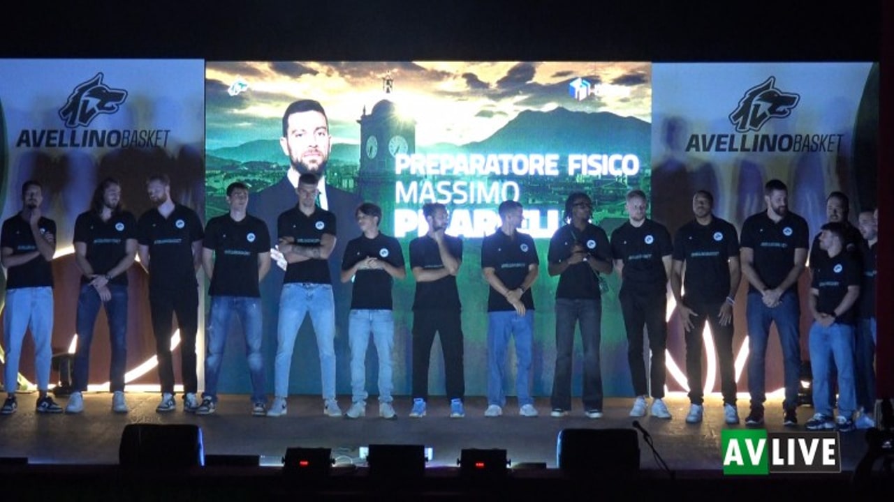 Avellino Basket, la presentazione ufficiale del roster 2025/2026