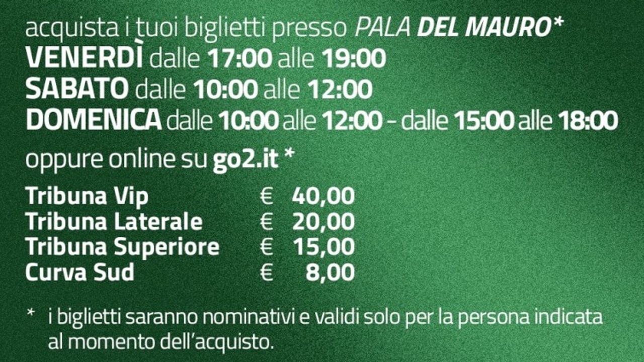 Avellino Basket-Urania Milano, al via la prevendita