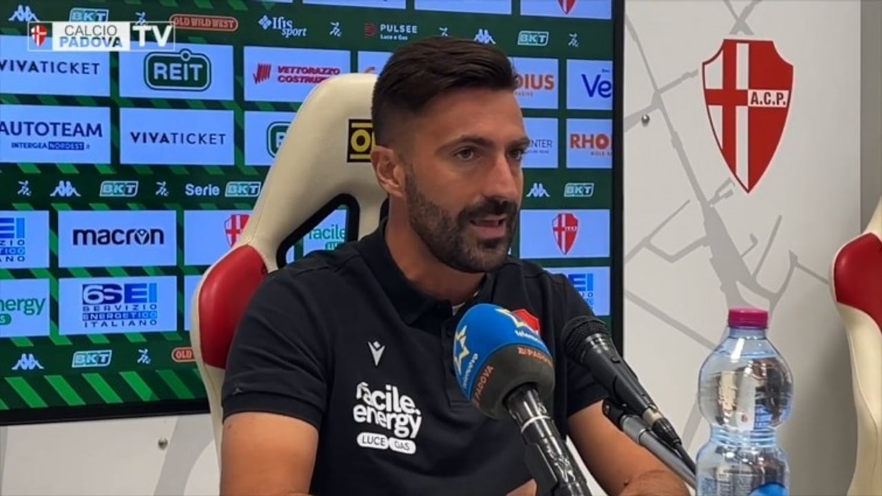 Padova, Andreoletti: "Non dobbiamo illuderci. L'Avellino ha grande entusiasmo"