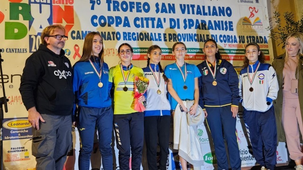 Campionato Regionale di Corsa su Strada, l'irpina Maria Ruberto trionfa nella Categoria Cadette