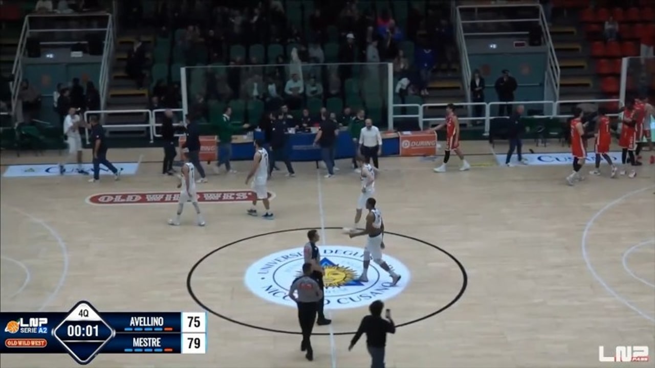 Unicusano Avellino Basket-Gemini Mestre 75-79, gli highlights