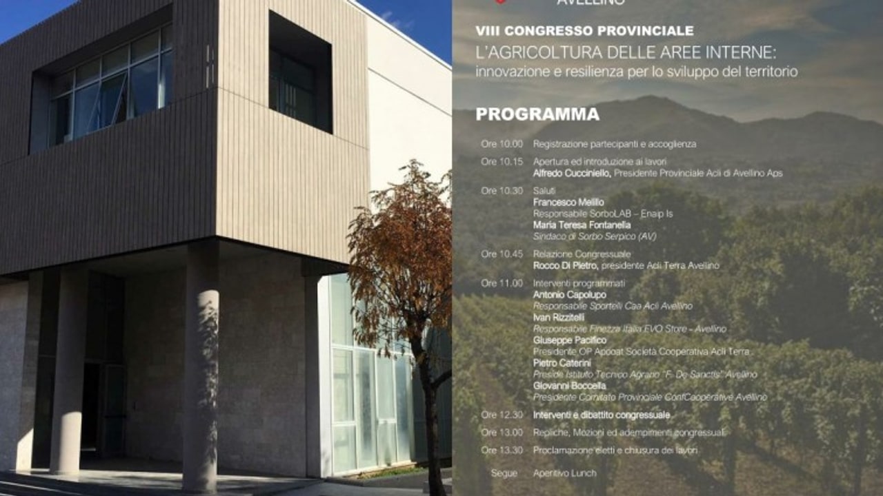 Acli Terra, 8&deg; Congresso provinciale a Sorbo Serpico