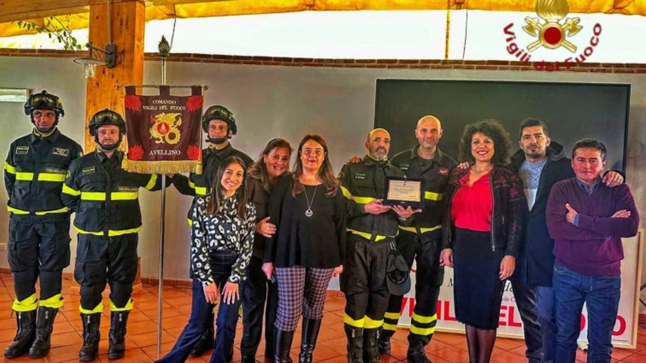 Vigili del Fuoco, il Comando di Avellino premiato per il miglior video istituzionale 2025 in Campania