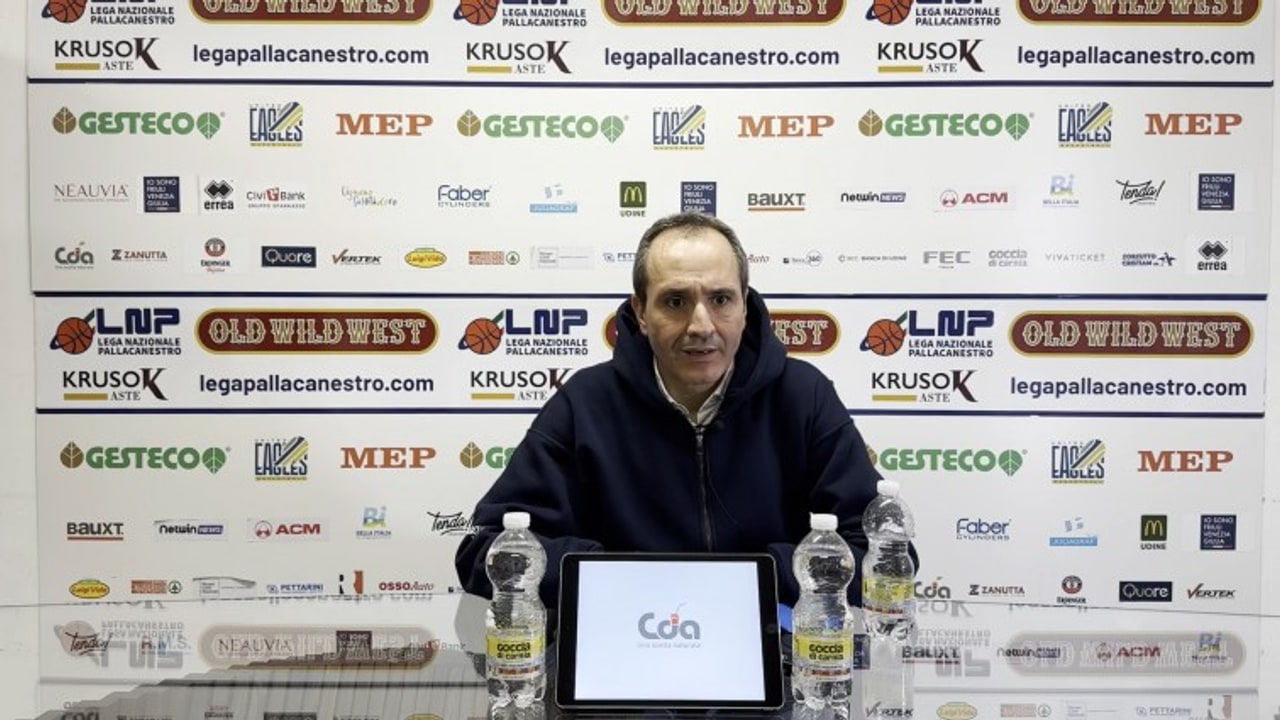 UEB Gesteco Cividale-Unicusano Avellino Basket 75-82, l'analisi di Di Carlo