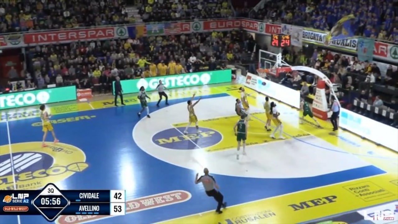 UEB Gesteco Cividale-Avellino Basket 75-82, gli highlights