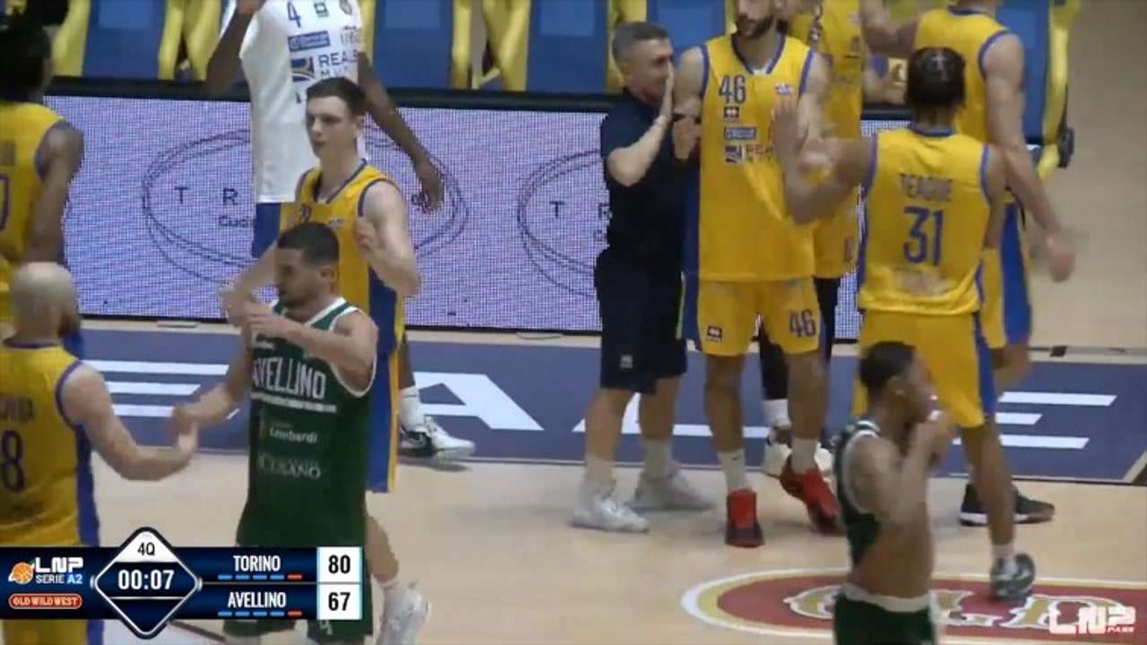 Reale Mutua Torino-Unicusano Avellino Basket 80-67, gli highlights