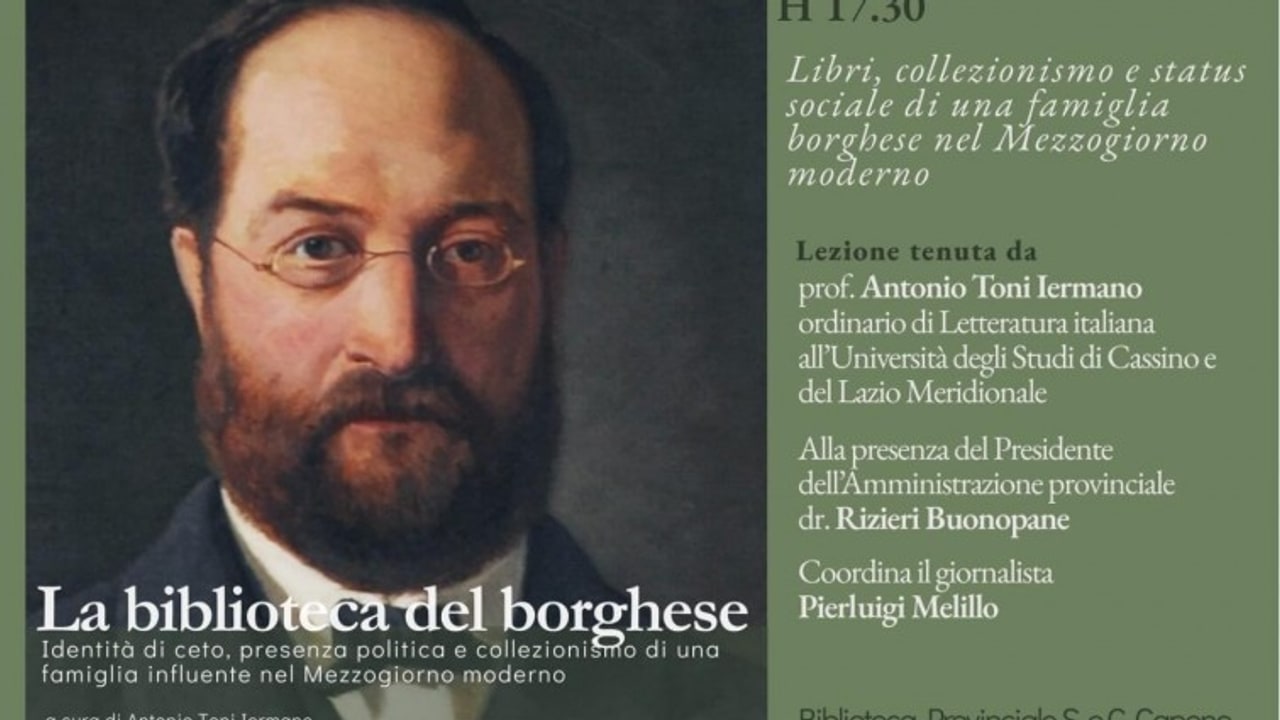 Avellino, giovedì si inaugura "La Biblioteca del Borghese"