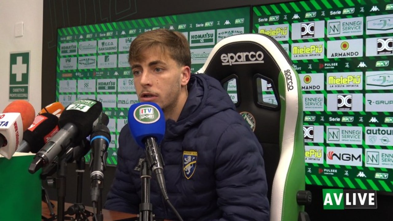Frosinone, Cichella: "Contento per gol e vittoria. Grande reazione dopo ko contro il Venezia"