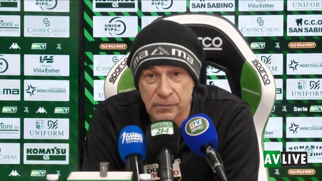 Avellino, la conferenza stampa di presentazione di Davide Ballardini