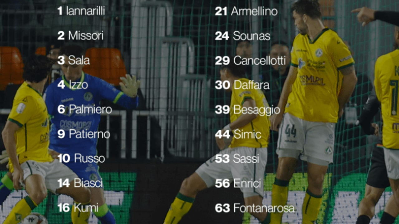 Avellino-Padova, Izzo convocato: altro stop per D'Andrea