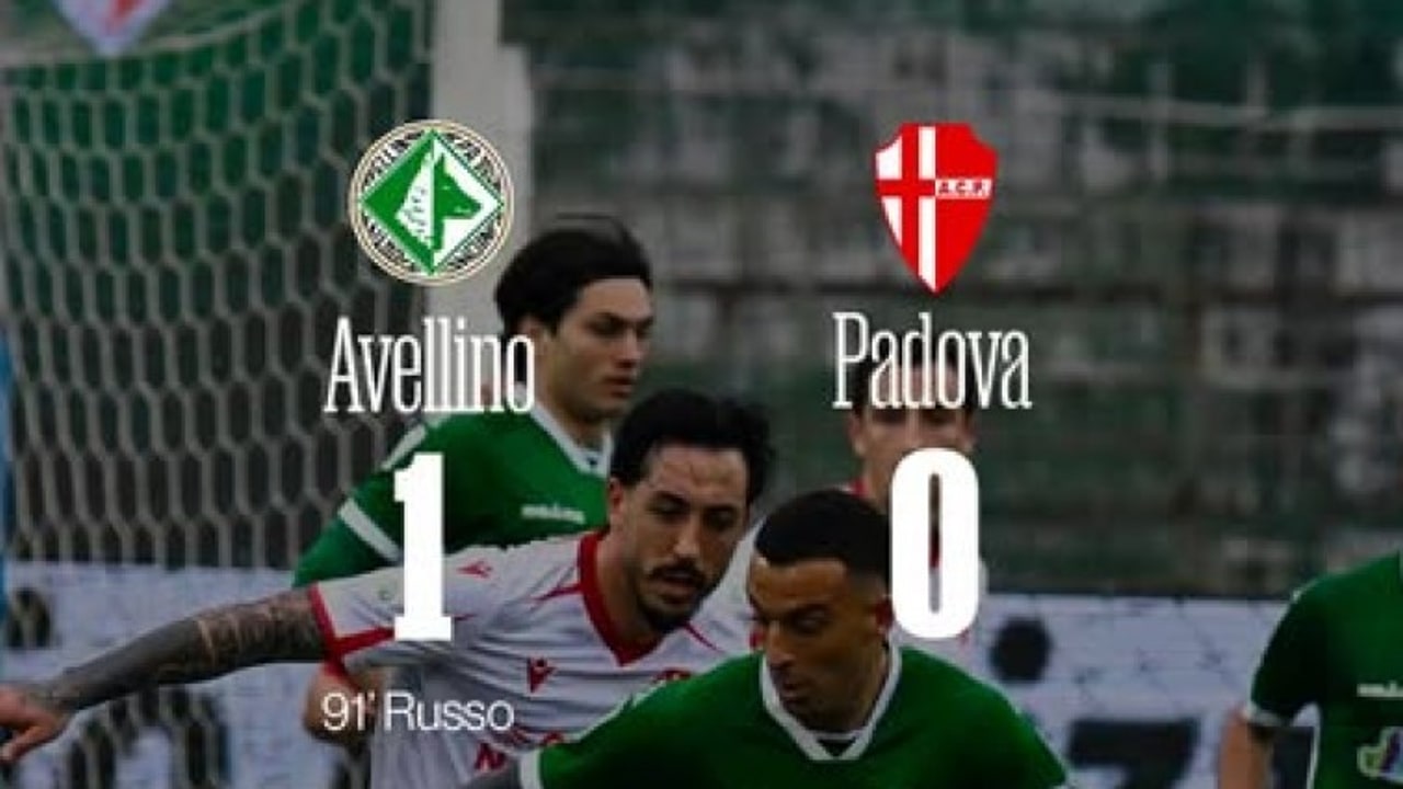 Russo da urlo: nel recupero l'Avellino stende il Padova