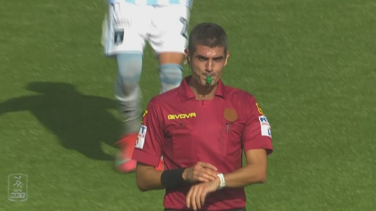 Virtus Entella-Avellino a Perri: l'arbitro romano ha diretto anche la gara d'andata