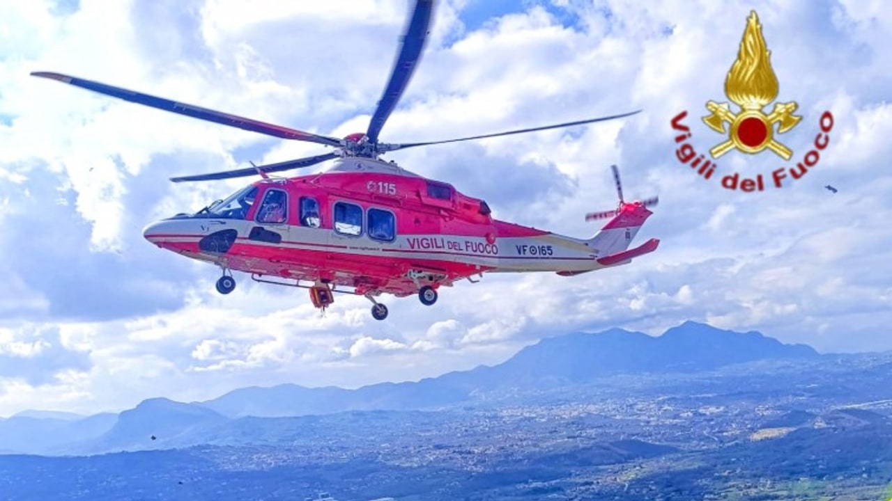 Santo Stefano, 68enne precipita con il parapendio: trasportato in elicottero al Moscati