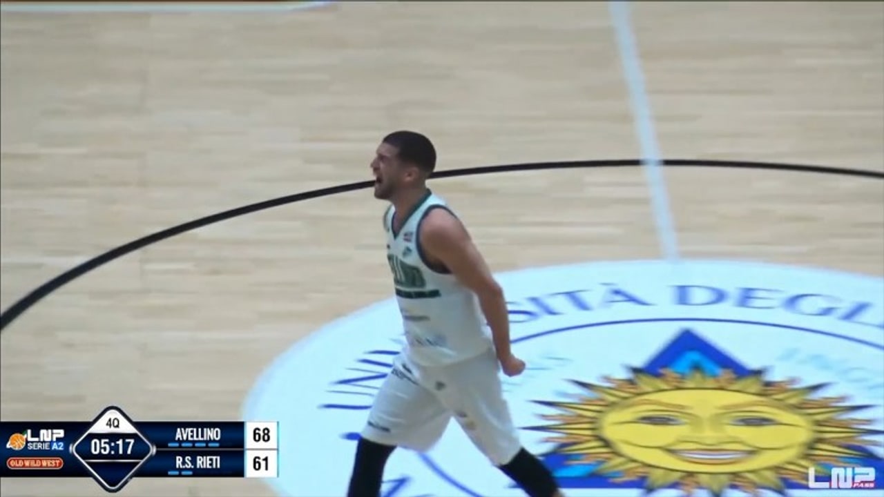 Unicusano Avellino Basket-Real Sebastiani Rieti 86-71, gli highlights