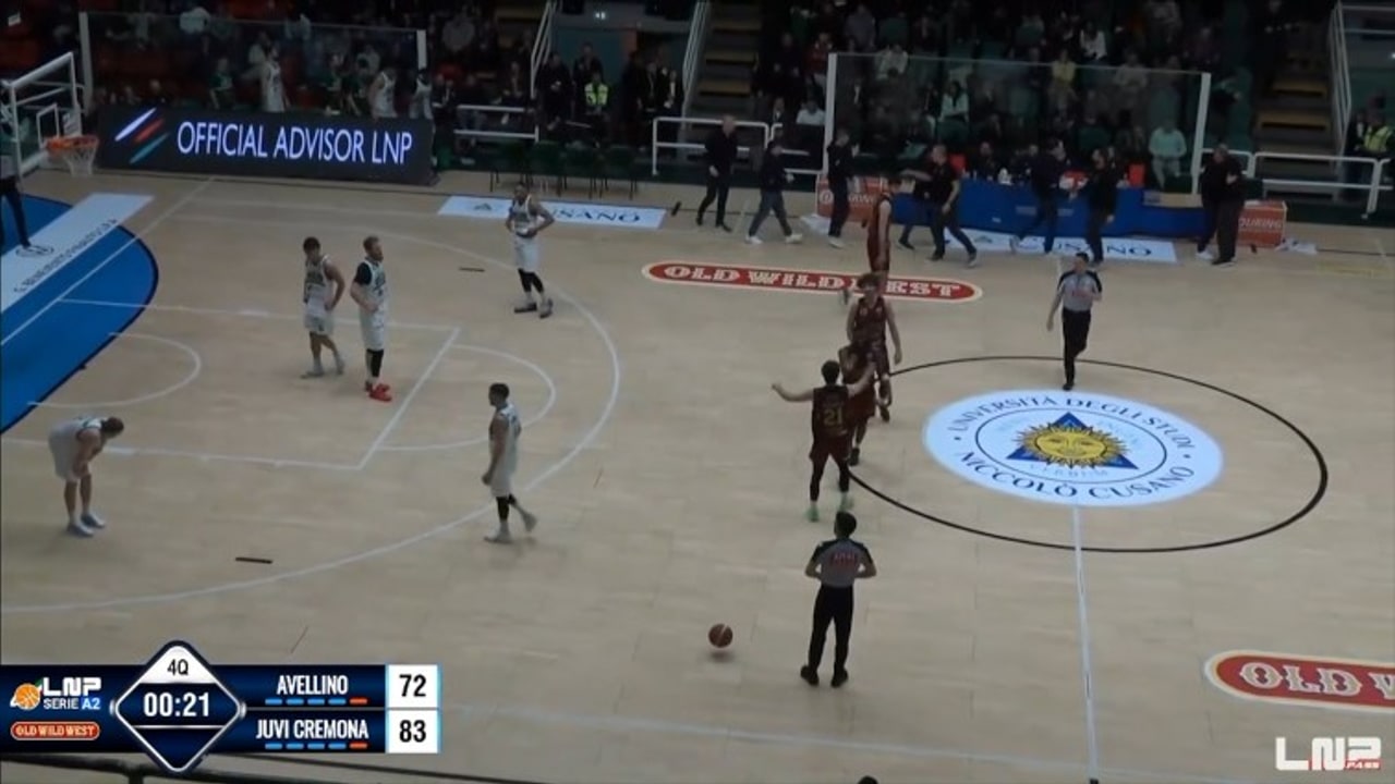 Unicusano Avellino Basket-Juvi Cremona 72-83, gli highlights