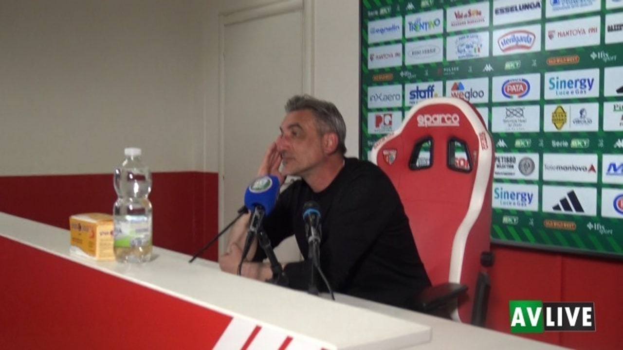 Mantova, Modesto: "Ci siamo fermati dopo il primo gol dell'Avellino"