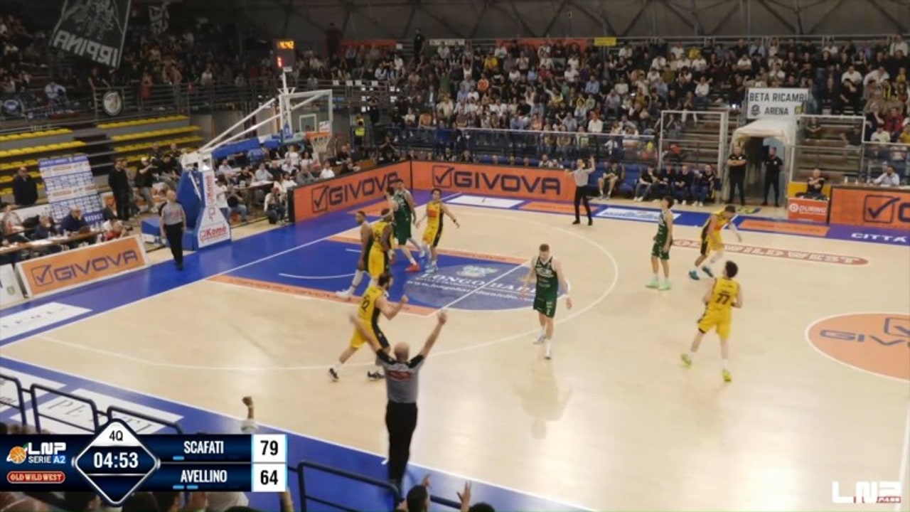 Givova Scafati-Unicusano Avellino Basket 93-71, gli highlights