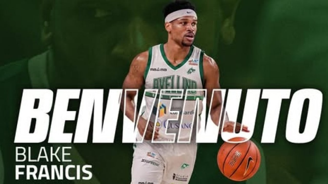 Unicusano Avellino Basket, ufficiale l'arrivo di Francis. Nevola: "Il suo playmaking ci aiuter&agrave;"